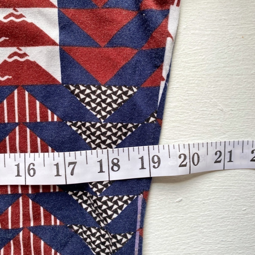Lularoe Julia Fitted Geometric Pattern Knee-Length Dress NWT - Picture 10 of 13